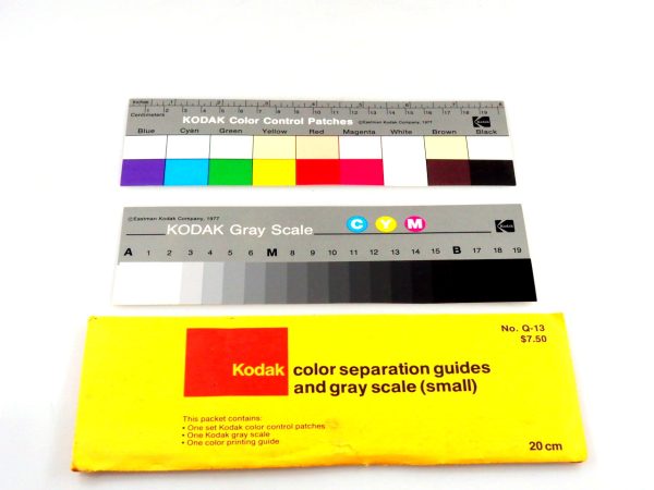 KODAK COLOUR SEPERATION GUIDES AND GREY SCALE(small)*** – Secondhand